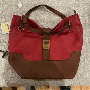 Two Toned Hobo Bag
